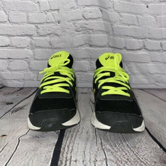 Asics - Jolt 2 GS Black/Neon Yellow Running Shoes - Youth 7 - 1014A035 - Picture 3 of 8